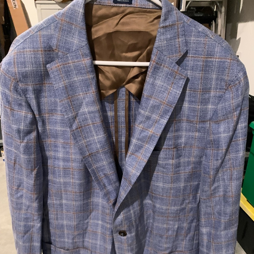 Size 48R Peter Millar Plaid Blazer